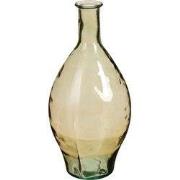 Mica Decorations Vaas Kyara - 28x28x60 cm - Gerecycled glas - Beige