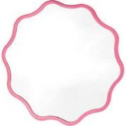 Make up Mirror - Round - Pink - 25x1x25cm