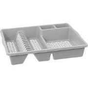 Afdruiprek voor afwas - Afdruiprekje met Lekbak - Kunststof Afdruipmat...