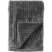 Dutch Decor MARTHY - Plaid 140x180 cm - Charcoal Gray - Grijs - Dutch ...