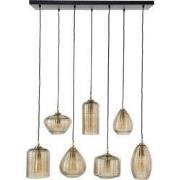AnLi Style Hanglamp 4+3L Stripe glass horizontal