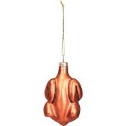 Xmas Hanger - Turkey - Glass - Brown - 6,5x5,5x11,5cm