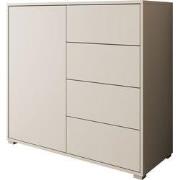 Meubella - Dressoir Gideon - Beige - 100 cm