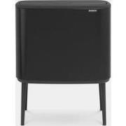 Bo Touch Bin, met 3 binnenemmers, 3 x 11 liter - Matt Black
