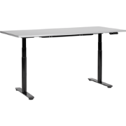 DESTINAS - Elektrisch bureau - Grijs/Zwart - 180 x 80 cm - MDF