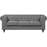 CHESTERFIELD L - Chesterfield bank - Lichtgrijs - Polyester