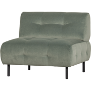 WOOOD Lloyd Fauteuil - Velvet - Waterplant - 75x90x90