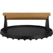 Krumble Gietijzere grillpers  - Zwart