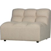 WOOOD Pepper Fauteuil - Stof - Zand - 79x100x92