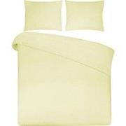 DoubleDry Dekbedovertrek 100% Natuurlijk Katoen - Eenpersoons 140x200/...