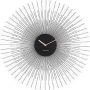 Karlsson - Wandklok Peony Large - Zwart- Ø60cm