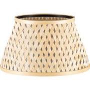 Bamboo Lampenkap - Conisch - Beige - Boheemse stijl - ø30 x 17 cm - E2...