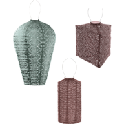 Lumiz Solar Buitenlampionnen Monaco Set - 3 stuks