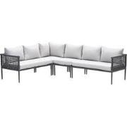 Teramon hoekset - 4-dlg. - carbon black - dark grey - valley sand