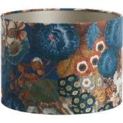 Light & Living - kap - Bloom - blauw - textiel - Ø 30cm - E27 - 223051...