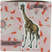 Matchbox - Lucifer Box Giraffe- Pink - 11x11x3cm
