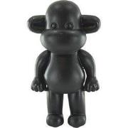 Ornament - Monkey Figurine 'The Legend'- Polyresin - Black - 20,5x13,5...