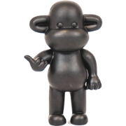 Ornament - Hang Loose Monkey Figurine 'The Legend'  - Polyresin - Blac...