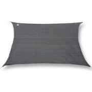 hanSe® Schaduwdoek Rechthoek Waterafstotend 3x6 m Zonnedoek Grijs