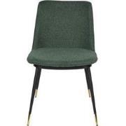 Eetkamerstoel Lionel Donker Groen - Giga Meubel - Set van 2