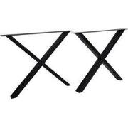 House Nordic Eettafel Nimes X-Poten Zwart