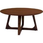 Salontafel Walnootfineer Ø75cm - Tafel Hellerup