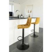 House Nordic Barstoel Middelfart Mosterd - Set van 2