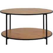 Salontafel 80cm Naturel - Metaal - Tafel Vita