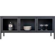 House Nordic Tv-Meubel Brisbane Staal Zwart