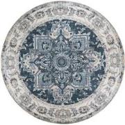 House Nordic Vloerkleed Havana Ø200cm Blauw