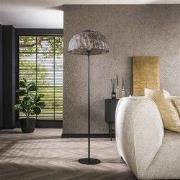 Vloerlamp Ø50cm - Zwart/Bruin - 50x50x180cm