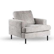 Fauteuil Stof Champagne - Zithoogte 47cm - 89x94x83cm - Haga