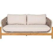 Loungebank Acacia Bruin/Beige - 78,5x175x72cm - Terracina