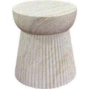 Sidetable Fiberclay Naturel - 37x37x43cm - Bonn