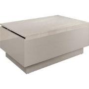 Meubella - Salontafel Micha - Hoogglans wit - 90 cm