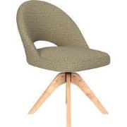 Housecraft Living Mick Eetkamerstoel Draaibaar Hout Pistache groen