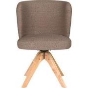 Housecraft Living Stan Eetkamerstoel Draaibaar Hout Taupe