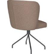 Housecraft Living Stan Eetkamerstoel Draaibaar Metaal Spider Taupe