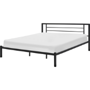 CUSSET  - Tweepersoonsbed - Zwart - 180 x 200 cm - Metaal