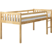 PEIPIN - Kinderbed - Lichtbruin - 90 x 200 cm - Hout