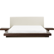 ZEN - Futon tweepersoonsbed - Donkerbruin - 160 x 200 cm - MDF