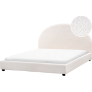 VAUCLUSE - Waterbed - Gebroken wit - 160 x 200 cm - Bouclé