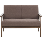 ASNES  - Tweezitsbank - Bruin - Polyester