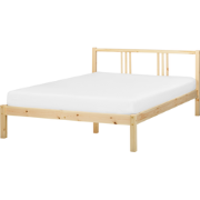 VANNES - Bed - Lichthout - 140 x 200 cm - Dennenhout