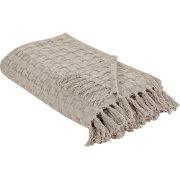 BERE - Bedsprei - Taupe - 150 x 200 cm - Katoen