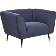 ORSTA - Fauteuil - Donkerblauw - Polyester