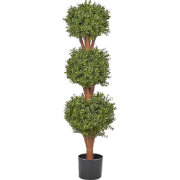 BUXUS BALL TREE - Kunstplant - Groen - 120 cm - Synthetisch