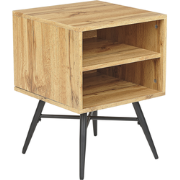 LUBOCK - Nachtkastje - Lichte houtkleur - MDF