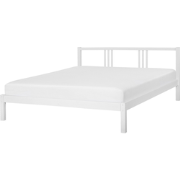 VANNES - Tweepersoonsbed - Wit - 160 x 200 cm - Dennenhout