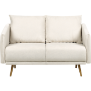 MAURA  - Tweezitsbank - Lichtbeige - Polyester